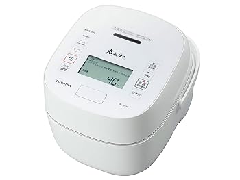 【中古】東芝 無意味さ翦断応力IHジャー炊飯器（5.5合炊き）白いことTOSHIBA 炎 匠炊き RC-10VSR-W