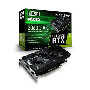 【中古】ELSA エルザ GeForce RTX 2060 S.A.C グラフィクスゲーム盤 VD6896 GD2060-6GERS