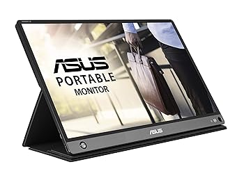 【中古】ASUS MB16AHP モバイルモニター モバイルディスプレイ 薄さ9mm・軽量860g、USB/HDMIで簡単接続 15.6インチ フルHD IPS バッテリー内蔵