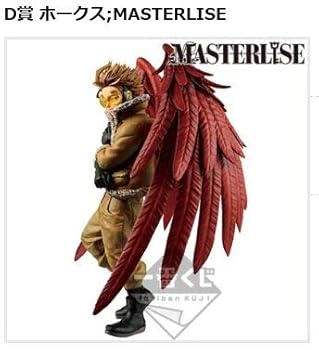 【中古】(非常に良い)バンプレスト ー番くじ 僕のヒーローアカデミア I'm Ready D賞 ホークス;MASTERLISE フィギュア