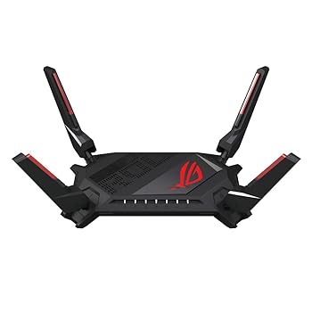 【中古】ASUS 無線LAN ROG Rapture GT-AX6000 無線電話 ルータ 最新標準尺度無線LAN6 4804+1148Mbps v6つけ加える相応うデュアルバンドゲーミング。 2.5G ワイドエリアネットワーク/ローカルエリアネットワーク界面 オ