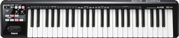 【中古】(非常に良い)Roland(ローランド) MIDIキーボードコントローラー A-49-BK ブラック 49鍵