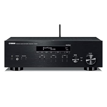 【中古】(非常に良い)ヤマハ ネットワークレシーバー ワイドFM/AMチューナー/Wi-Fi/Bluetooth/ハイレゾ音源対応 ブラック R-N303(B)