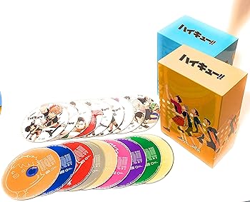 【中古】(未使用･未開封品)DVD ハイキュー!! 初回生産限定版 全9巻セット (アニメイト限定 全巻 収納BOX付き) [DVD]