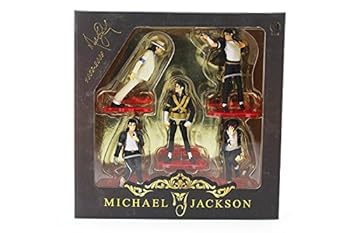 【中古】(未使用･未開封品)マイケル・ジャクソン 5体 フィギュア セット デンジャラス ワールドツアー Michael Jackson Dangerous World Tour (TypeA)
