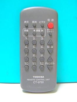 【中古】(非常に良い)東芝 テレビリモコン CT-9781