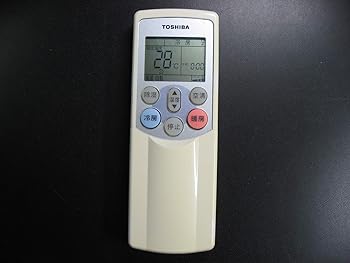 【中古】東芝純正パーツ　エアコン用リモコン　WH-F03J　4306S396