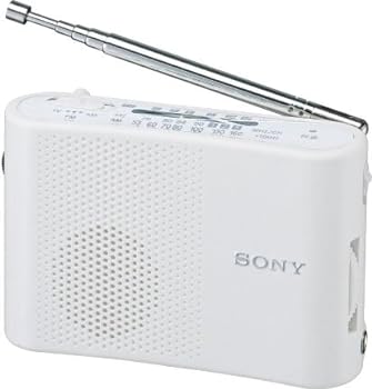 【中古】(人並み外れたに好いたらしい)SONY パウダーコンパクトラジオ受信機 ICF-50V(W)