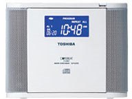 【中古】TOSHIBA CDラジオ受信機(時辰儀付) CUTEBEAT 白いこと TY-CDR7(W)