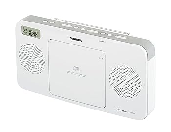 【中古】TOSHIBA CUTEBEAT シンセサイザーチューナー搭載CDラジオ ホワイト TY-CR20(W)