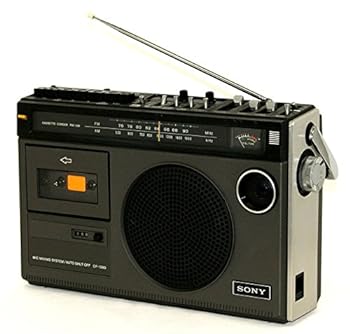 【中古】(人並み外れたに好いたらしい)SONY ソニー CF-1980 FM/AMラジオカセットコーダー (モノラル)