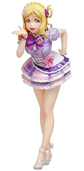 【中古】(非常に良い)Dream Tech ラブライブ!サンシャイン!! 小原 鞠莉 君のこころは輝いてるかい?Ver. 1/8スケール PVC製 塗装済み完成品 フィギュア