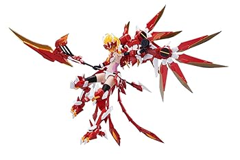 【中古】(未使用･未開封品)童友社 御模道(イースタンモデル) ATKガール 四聖獣 朱雀 1/12スケール 全高約17cm 色分け済みプラモデル