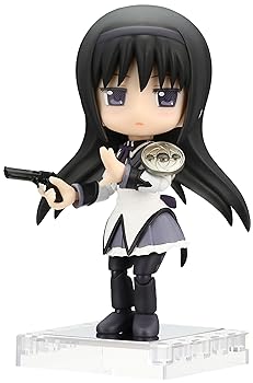 【中古】(未使用･未開封品)キューポッシュ 劇場版 魔法少女まどか☆マギカ 暁美ほむら ver.1.5 ノンスケール PVC製 塗装済み可動フィギュア