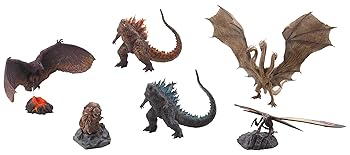 【中古】(非常に良い)アートスピリッツ 激造シリーズ GODZILLA 2019 ノンスケール PVC/ABS製 彩色済み トレーディングフィギュア 一部組立式 6個入 BOX AT046