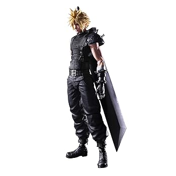 【中古】(未使用･未開封品)ファイナルファンタジーVII リメイク PLAY ARTS改 クラウド・ストライフ Version 2 PVC製 塗装済み可動フィギュア
