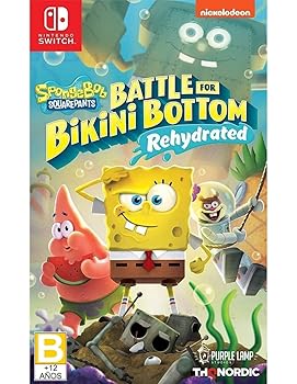 【中古】(非常に良い)Spongebob Squarepants: Battle for Bikini Bottom - Rehydrated (輸入版:北米) ? Switch