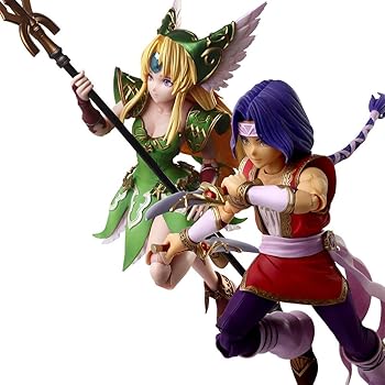 【中古】聖剣伝説3 トライアルズ オブ マナ ブリングアーツ ホークアイ&リース PVC製 塗装済み可動フィギュア|お取り寄せ本舗 KOBACO
