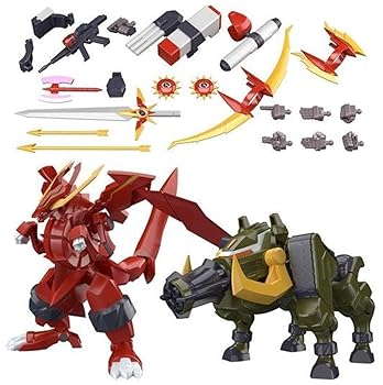 【中古】(未使用・未開封品)スーパーミニプラ GEAR戦士電童 フルアーマー電童オプションパーツ＆ガトリングボア＆ドラゴンフレアセット (キャンディオンラインショップ限定)画像