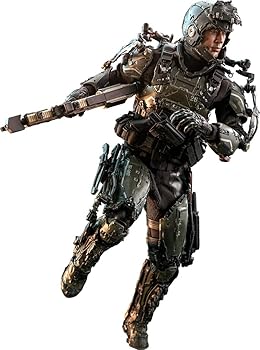 【中古】(未使用･未開封品)ムービー・マスターピース 明日戦記/Warriors of Future タイラー 1/6スケールフィギュア 黒 高さ約31センチ MMS667