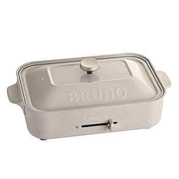 未使用品　BRUNO ブルーノ コンパクトホットプレート BOE021　パープル BRUNO BOE021 コンパクトホットプレート ブルーノたこ焼き 平面