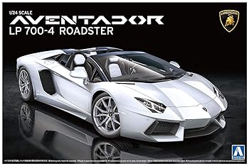 【中古】青島文化教材社 1/24 スーパーカーシリーズ No.12 ランボルギーニ アヴェンタドール ロードスター プラモデル