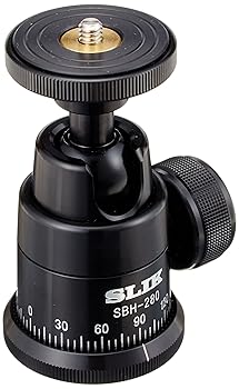 【中古】(非常に良い)SLIK 雲台 SBH-280 BK N 自由雲台型 ブラック 200933
