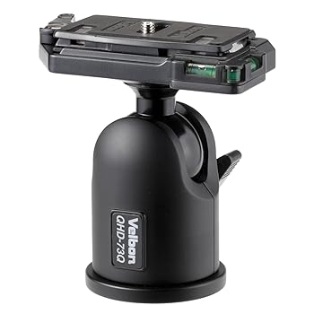 【中古】(非常に良い)Velbon 自由雲台 QHD-73Q 大型 底面径64mm クイックシュー対応 アルミ製 471727|お取り寄せ本舗 KOBACO