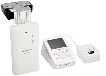 【中古】Panasonic ワイヤレスドアモニター ドアモニ サクラ色 ワイヤレスドアカメラ+管する親機 各1台仕掛ける VL-SDM110-P
