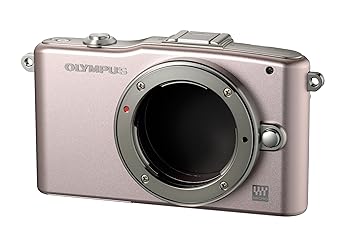 【中古】OLYMPUS ミラーレス一眼 PEN mini E-PM1 ボディ ピンク E-PM1 BODY PNK