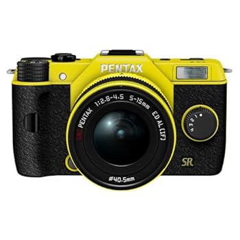 【中古】PENTAX ミラーレス一眼 Q7 ズームレンズキット [標準ズーム 02 STANDARD ZOOM] イエロー Q7 YELLOW ZOOM LENSKIT 11556