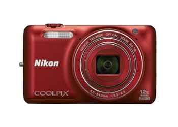 【中古】Nikon クールピクス S6600RD ラズベリー赤いこと