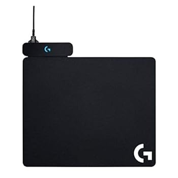 【中古】Logicool G ゲーミングマウスパッド G-PMP-001 POWERPLAY ワイヤレス 充電 対応 ハード & クロス 2種類同梱 対応マウス : PRO X SUPERLIGHT 2 / 19,656円