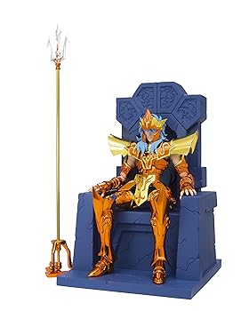 【中古】(未使用･未開封品)聖闘士聖衣神話EX 聖闘士星矢 海皇ポセイドン インペリアルスローンセット 約180mm ABS&PVC&ダイキャスト製 塗装済み可動フィギュア