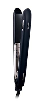 【中古】パナソニック ヘアアイロン ストレート用 海外対応 ナノケア 黒 EH-HS9A-K