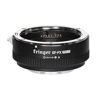 【中古】(非常に良い)Fringer (フリンガー) FR-FX2 スマートマウントアダプター (キャノンEFマウントレンズ &rarr; 富士フイルムXマウント変換) 電子接点、絞りリング付き｜お取り寄せ本舗 KOBACO