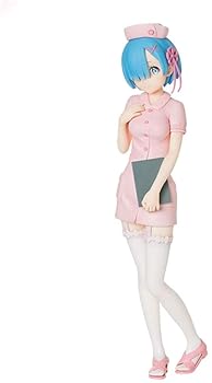 【中古】(非常に良い)Re:ゼロから始める異世界生活 プレミアムフィギュア レム 白衣の天使（桃色）Ver.
