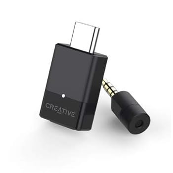 【中古】(非常に良い)Creative BT-W3 PS4/PS5/Nintendo Switch使用可能 Bluetooth トランスミッター USB オーディオ/チャット用 ゲーム/テレワーク 低遅延 aptX LL ap