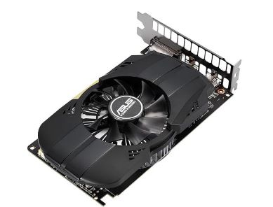 【中古】ASUS AMD Radeon RX 550 積み上げる 4G シングル気違い 映像媒体歌留多 PH-RX550-4G-EVO black