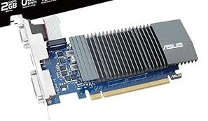 【中古】(非常に良い)ASUS NVIDIA GeForce GT730 2GB GDDR5 薄型 グラフィックスカード GT730-SL-2GD5-BRK-E