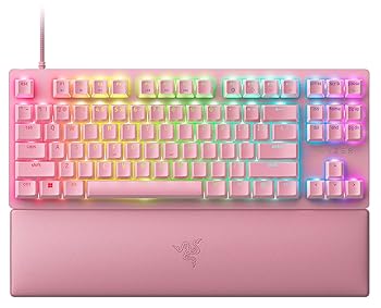 【中古】(非常に良い)Razer レイザー Huntsman V2 Tenkeyless Linear Optical Switch Quartz Pink テンキーレス ゲーミングキーボード 第2世代リニア 静音 8000Hzポー｜お取り寄せ本舗 KOBACO