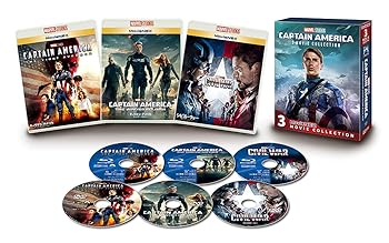 【中古】(未使用･未開封品)キャプテン・アメリカ MovieNEX 3ムービー・コレクション(期間限定) [Blu-ray] クリス・エヴァンス: actor; スタンリー・トゥッチ: actor; ヒュ