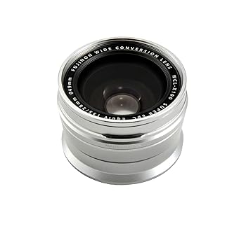 【中古】FUJIFILM ワイドコンバージョンレンズ X100専用 シルバー F WCL-X100S