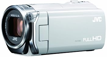 【中古】JVCKENWOOD JVC ビデオカメラ EVERIO GZ-E565 内蔵メモリー32GB ホワイト GZ-E565-W