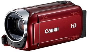 【中古】Canon デジタルテレビカメラ iVIS HF R42 光学32倍望遠レンズ 内蔵32GB記憶装置 赤いこと IVISHFR42RD