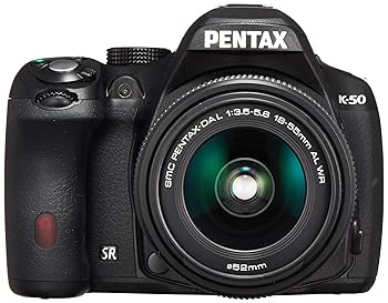 【中古】(人並み外れたに好いたらしい)RICOH デジタル一眼二眼レフ PENTAX K-50 DAL18-55mmWR水晶体一揃いの道具 黒いこと K-50 L18-55WR KIT BLACK 10896