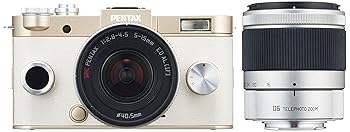 【中古】(非常に良い)PENTAX ミラーレス一眼 Q-S1 ダブルズームキット [標準ズーム 02 STANDARD ZOOM ・望遠ズーム 06 TELEPHOTO ZOOM] ゴールド 06250｜お取り寄せ本舗 KOBACO