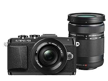 【中古】(非常に良い)OLYMPUS PEN E-PL7 EZダブルズームキット ブラック ミラーレス一眼 E-PL7 EZ DZKIT BLK|お取り寄せ本舗 KOBACO