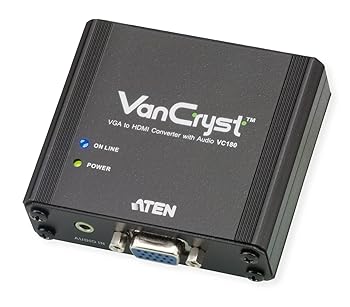 【中古】(未使用･未開封品)ATEN VC180 アナログVGA to HDMIコンバーター