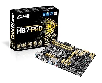 【中古】(非常に良い)ASUSTeK Intel H87チップセット搭載マザーボード H87-PRO 【ATX】